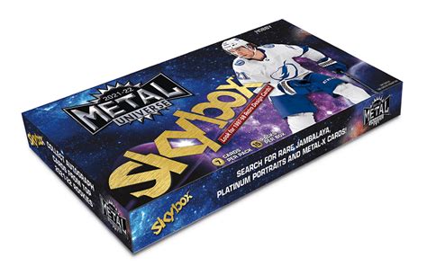 2021-22 upper deck skybox metal universe hockey hobby box|metal universe hockey 2021 22.